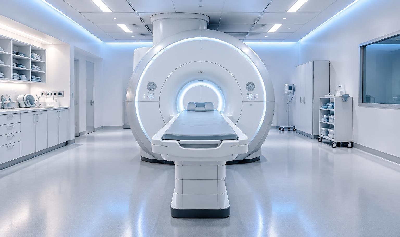 A beautifully lit, high-value MRI room